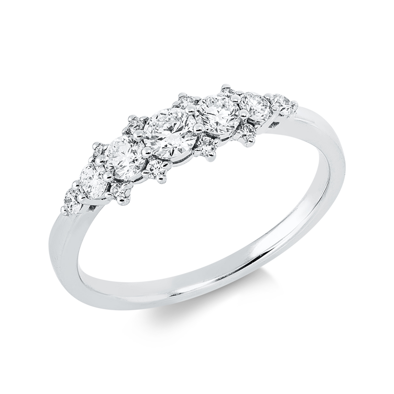 Modern Woman Ring Weißgold 18kt 0,5ct