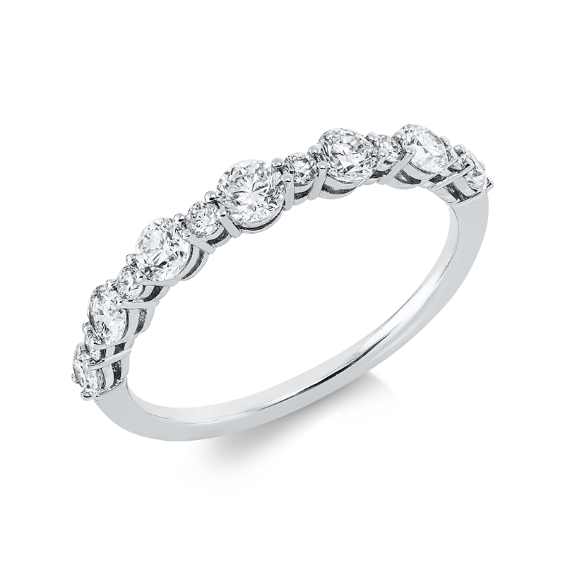 Modern Woman Ring Weißgold 18kt 0,71ct