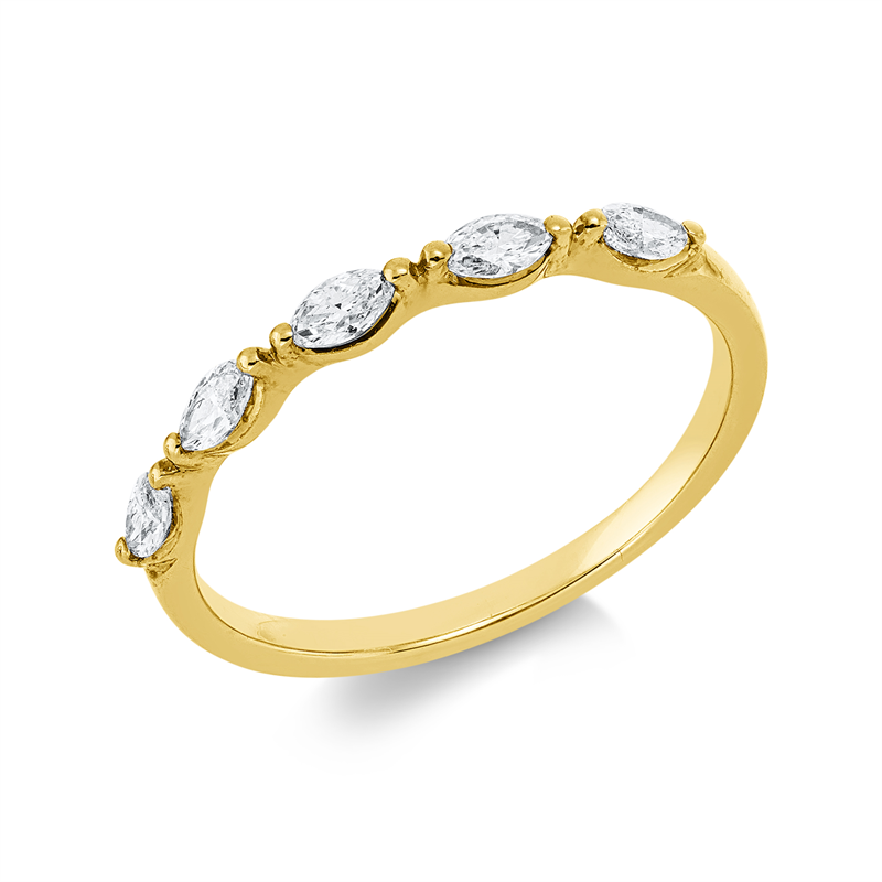 Modern Woman Ring Gelbgold 18kt 0,3ct