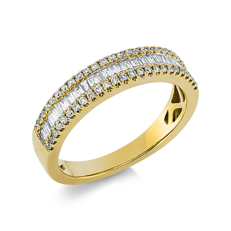 Baguette Ring Gelbgold 18kt 0,45ct