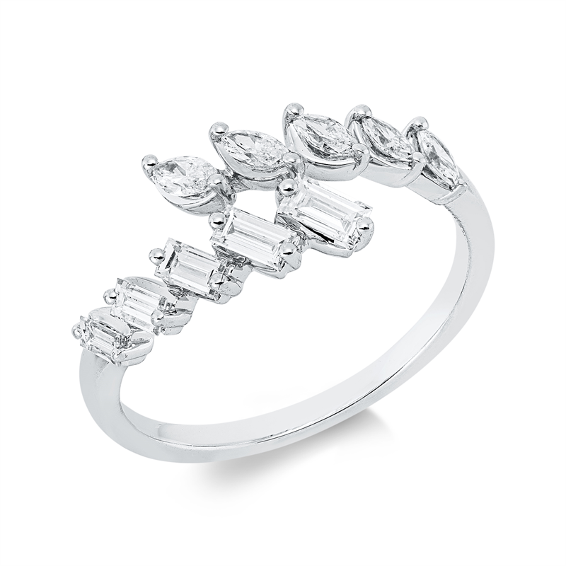 Baguette Ring Weißgold 18kt 0,57ct