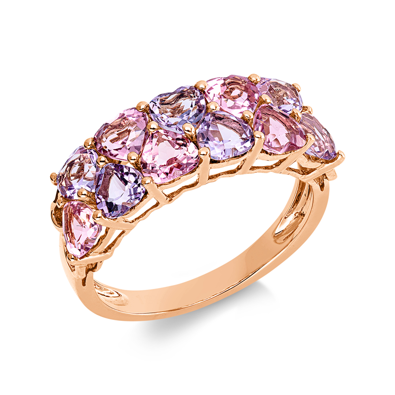 Farbstein Fashion Ring Rotgold 18kt