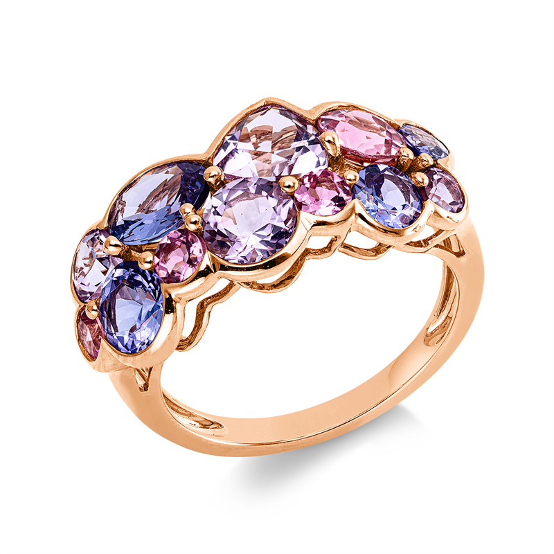 Farbstein Fashion Ring Rotgold 18kt