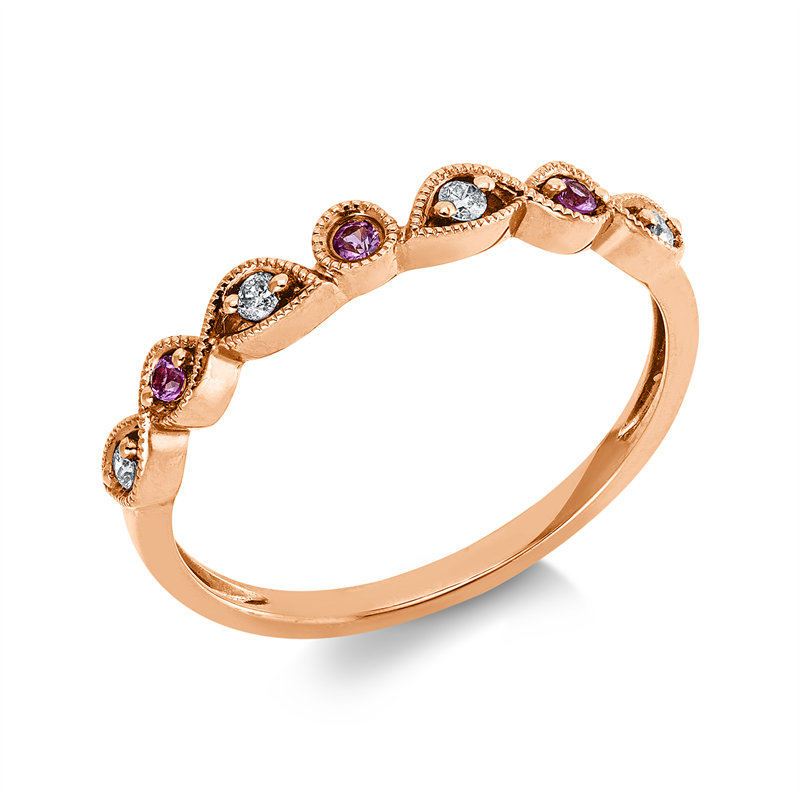 Farbstein Classic Ring Rotgold 18kt 0,06ct