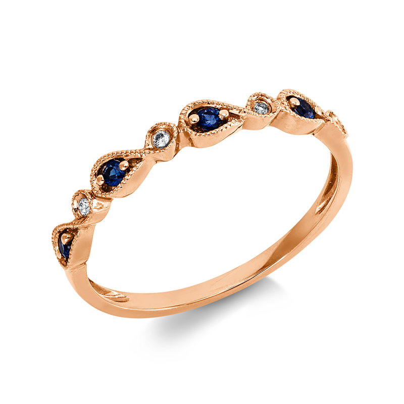 Farbstein Classic Ring Rotgold 18kt 0,02ct