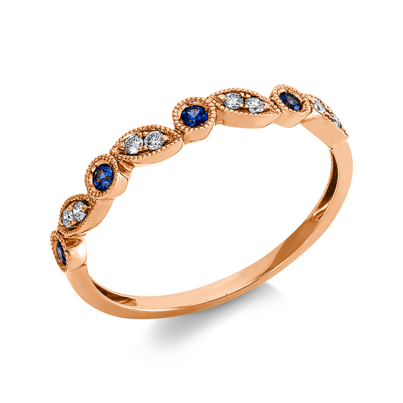Farbstein Classic Ring Rotgold 18kt 0,06ct