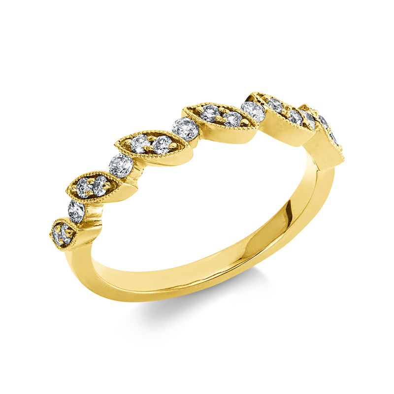 Modern Woman Ring Weißgold 18kt 0,28ct