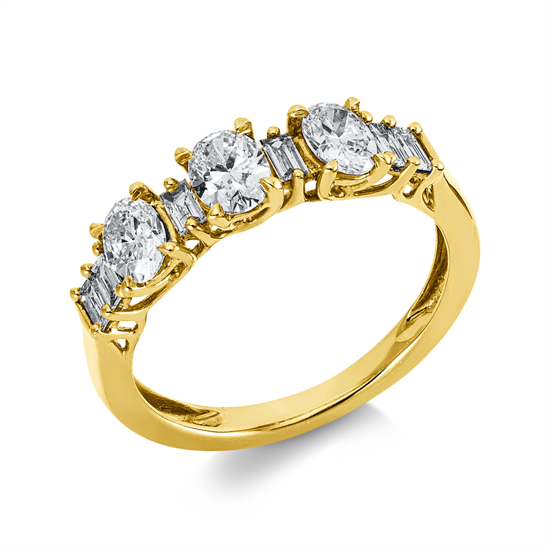 Exklusiv Ring Gelbgold 18kt 0,97ct