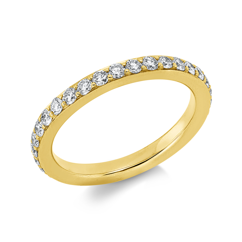 Memoire voll Ring Weißgold 18kt 1,01ct