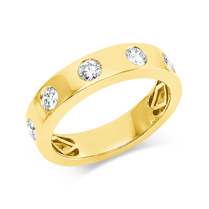 Modern Woman Ring Gelbgold 18kt 0,48ct
