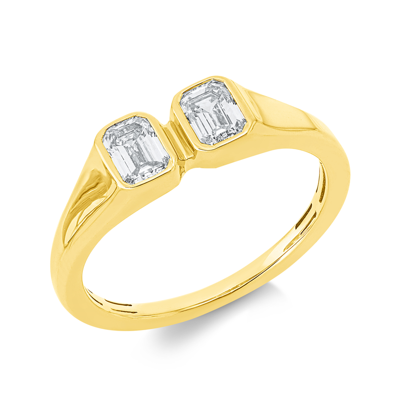 Baguette Ring Gelbgold 18kt 0,69ct