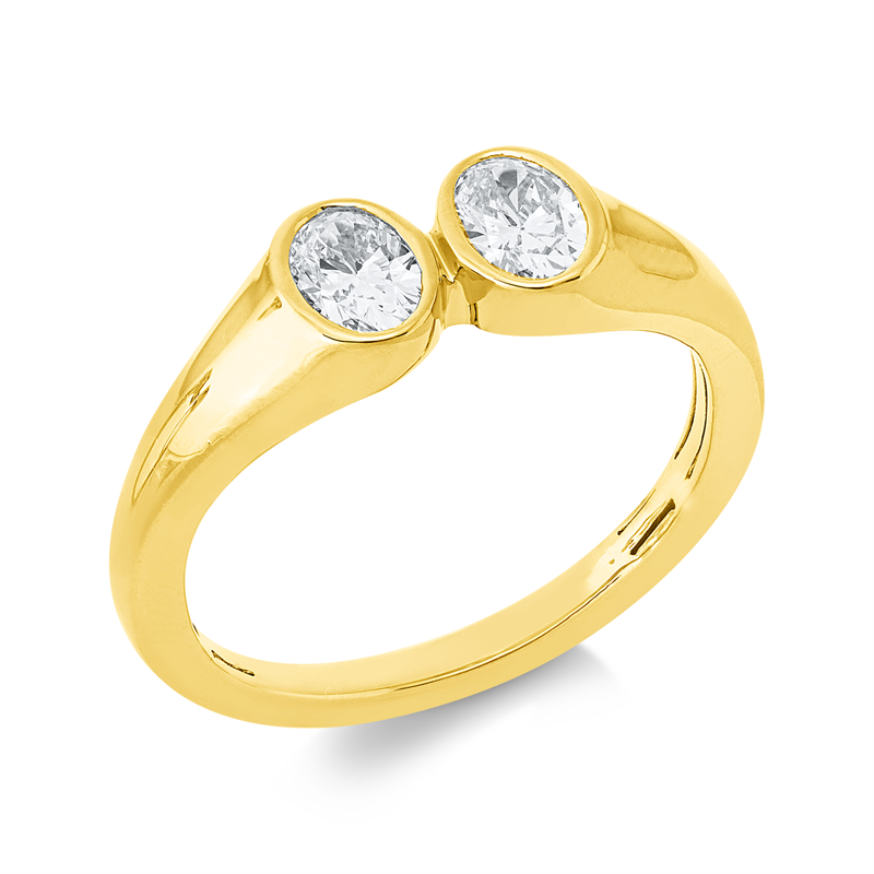 Modern Woman Ring Gelbgold 18kt Ref-1KC79