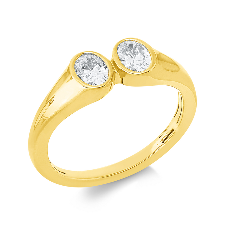 Modern Woman Ring Gelbgold 18kt Ref-1KC79