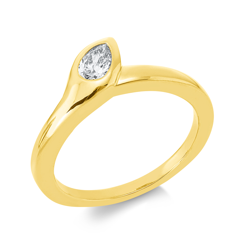 Modern Woman Ring Gelbgold 18kt 0,25ct