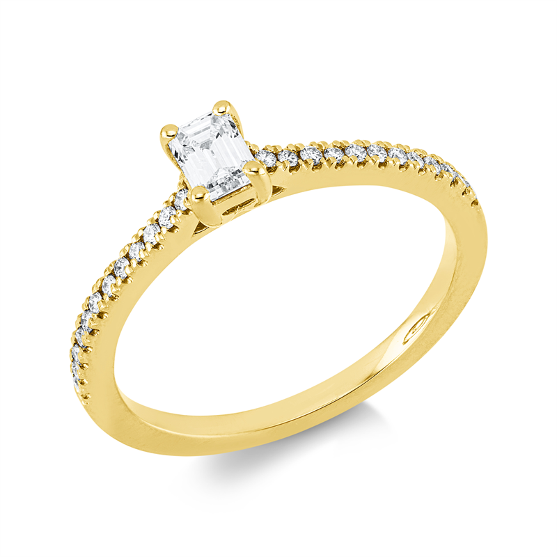 Baguette Ring Weißgold 18kt 0,39ct