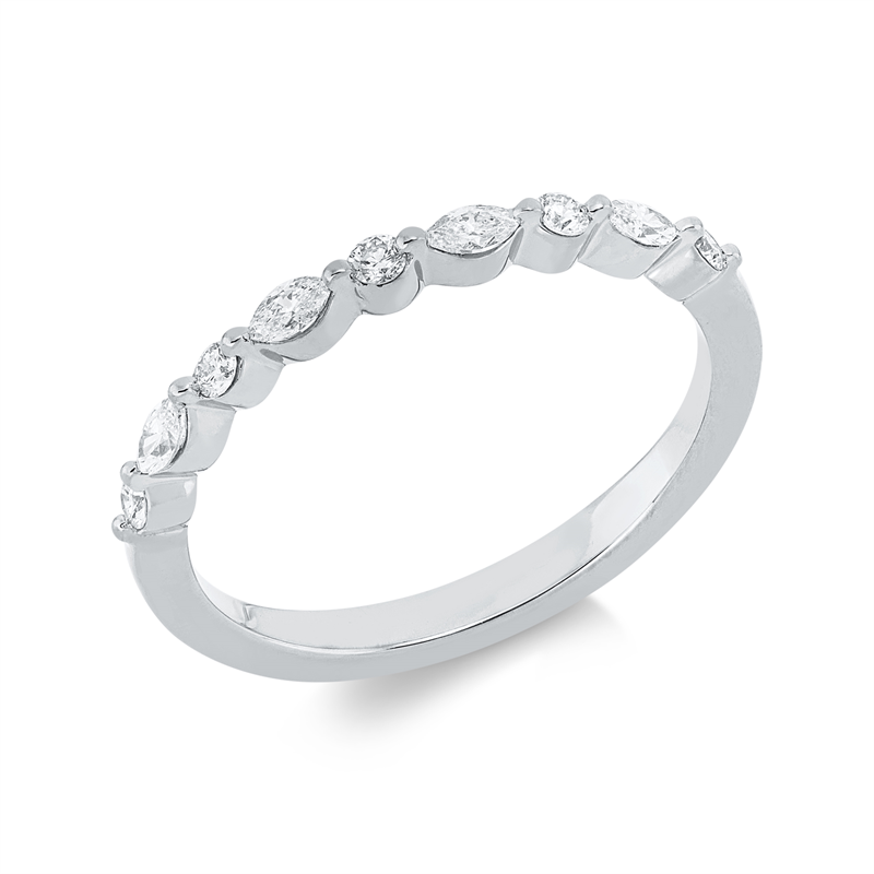 Modern Woman Ring Weißgold 18kt 0,25ct