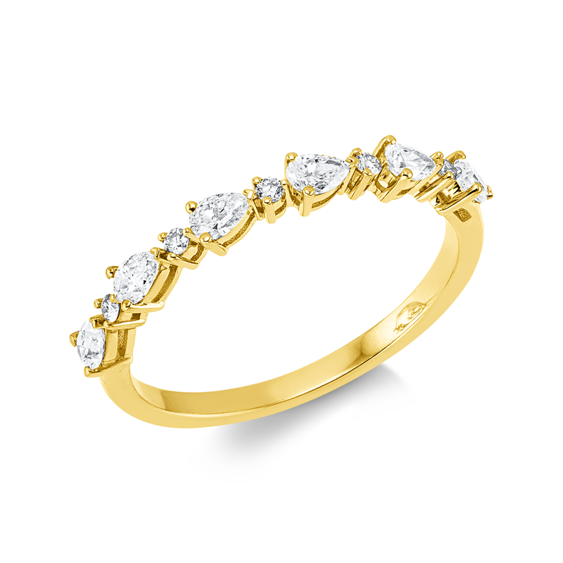 Modern Woman Ring Gelbgold 18kt 0,47ct