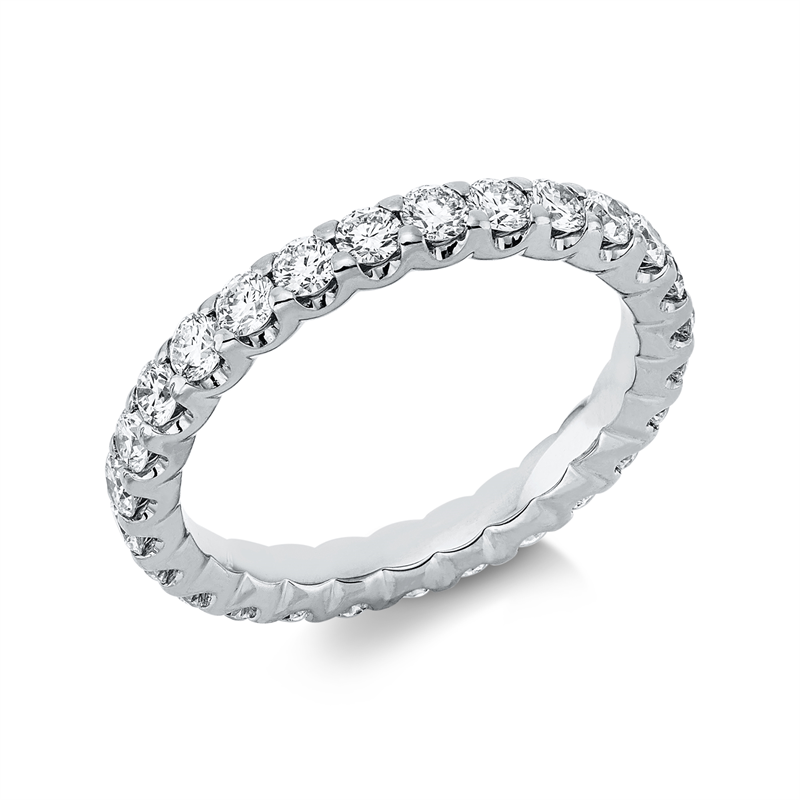 Memoire voll Ring Weißgold 18kt 1,4ct