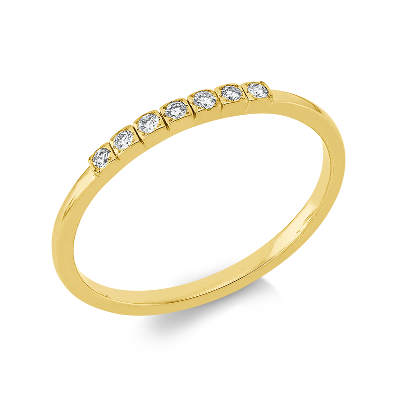 Modern Woman Ring Weißgold 18kt 0,08ct