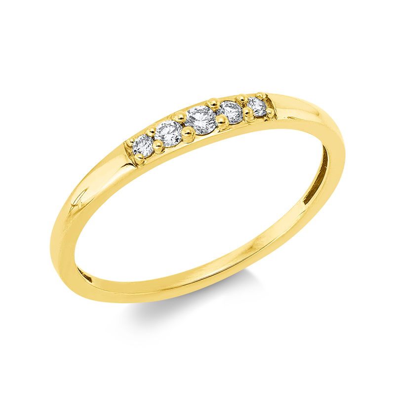 Modern Woman Ring Weißgold 18kt 0,11ct