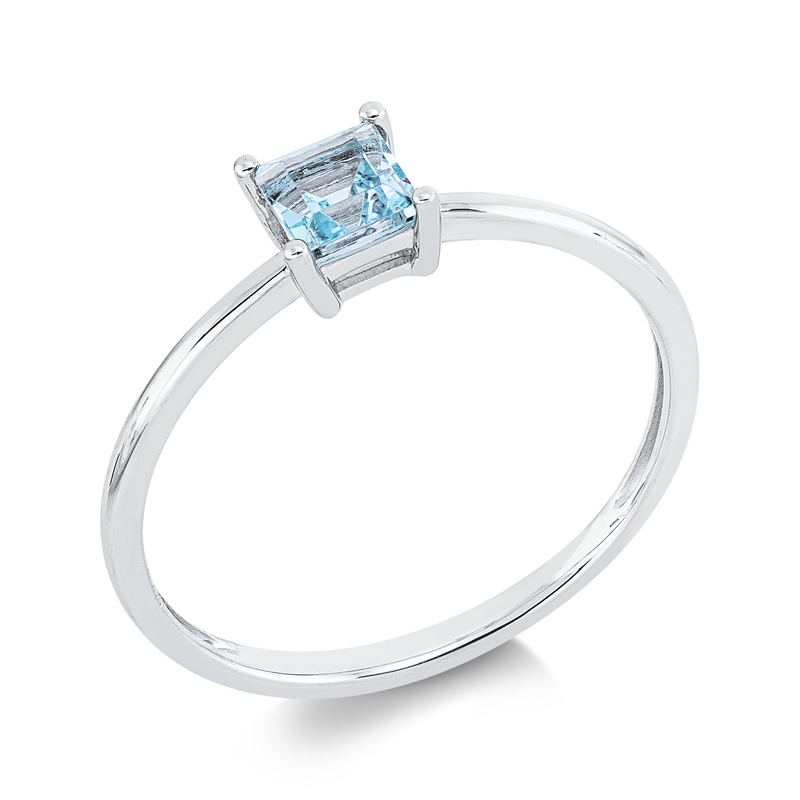 Farbstein Fashion Ring Weißgold 18kt