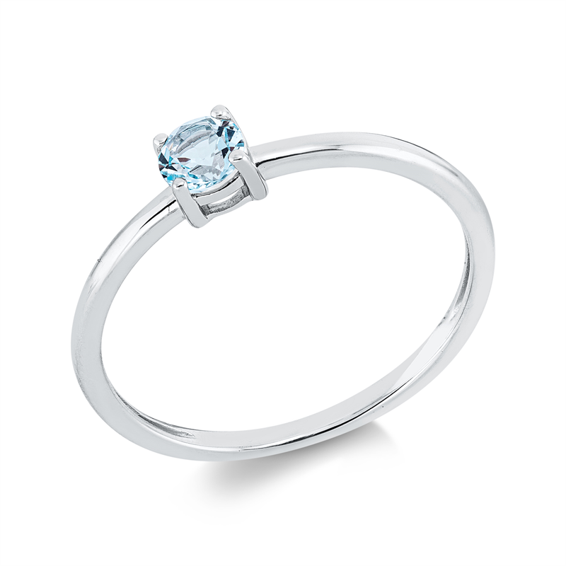 Farbstein Fashion Ring Weißgold 18kt