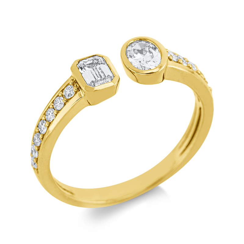 Baguette Ring Weißgold 18kt 0,65ct