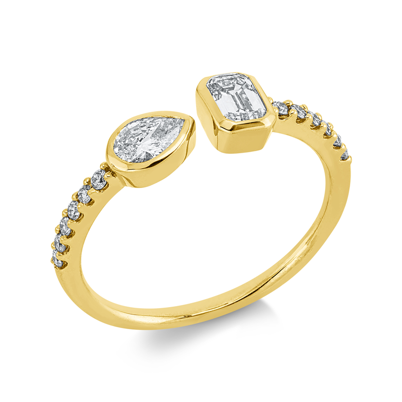 Baguette Ring Weißgold 18kt 0,57ct