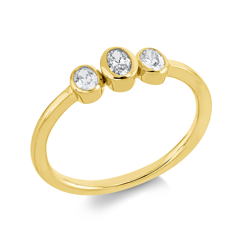 Modern Woman Ring Weißgold 18kt 0,28ct