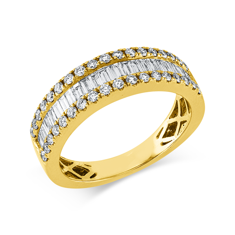 Baguette Ring Gelbgold 14kt 0,95ct