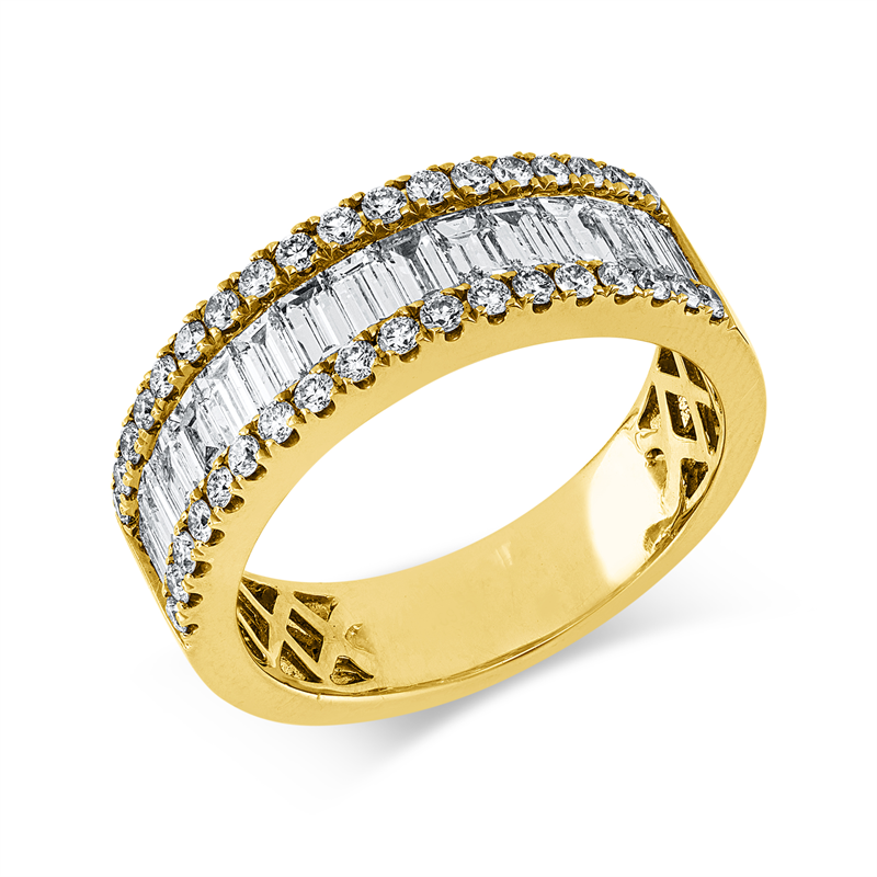 Baguette Ring Gelbgold 14kt 1,52ct