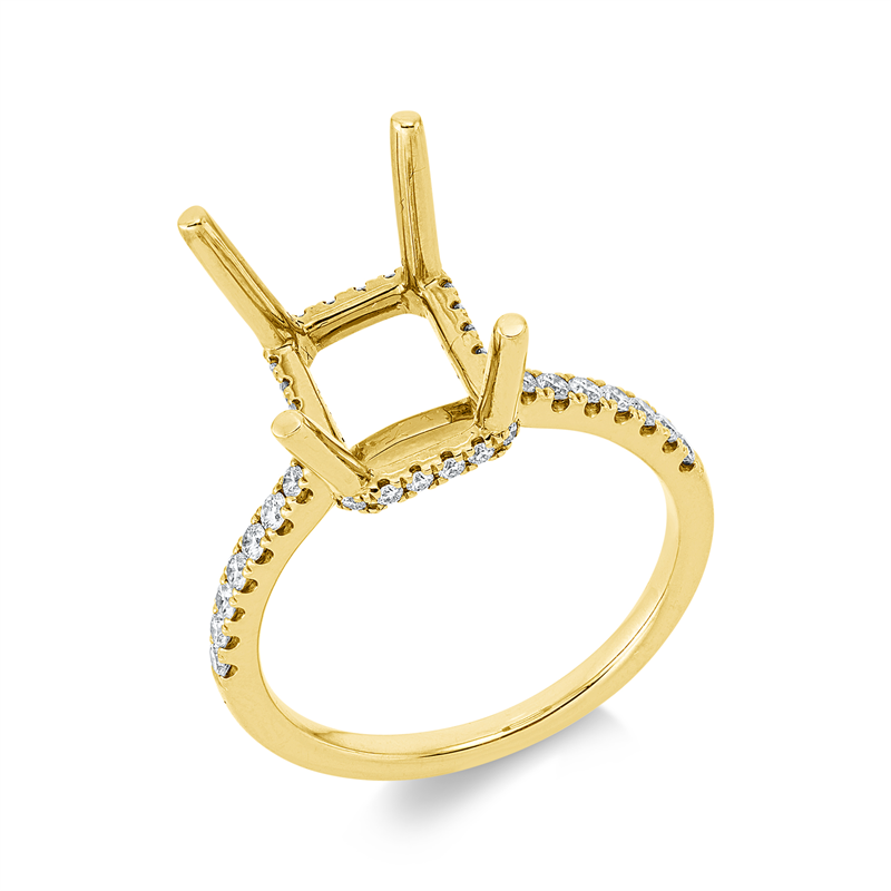 Farbstein Classic Ring Gelbgold 18kt 0,12ct