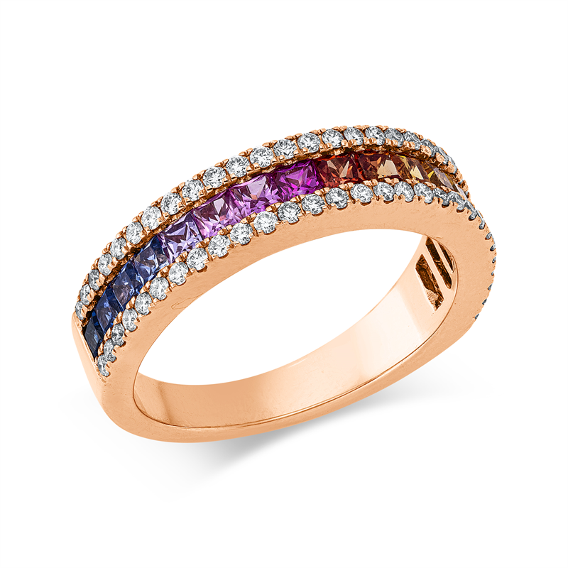 Farbstein Classic Ring Rotgold 18kt 0,36ct