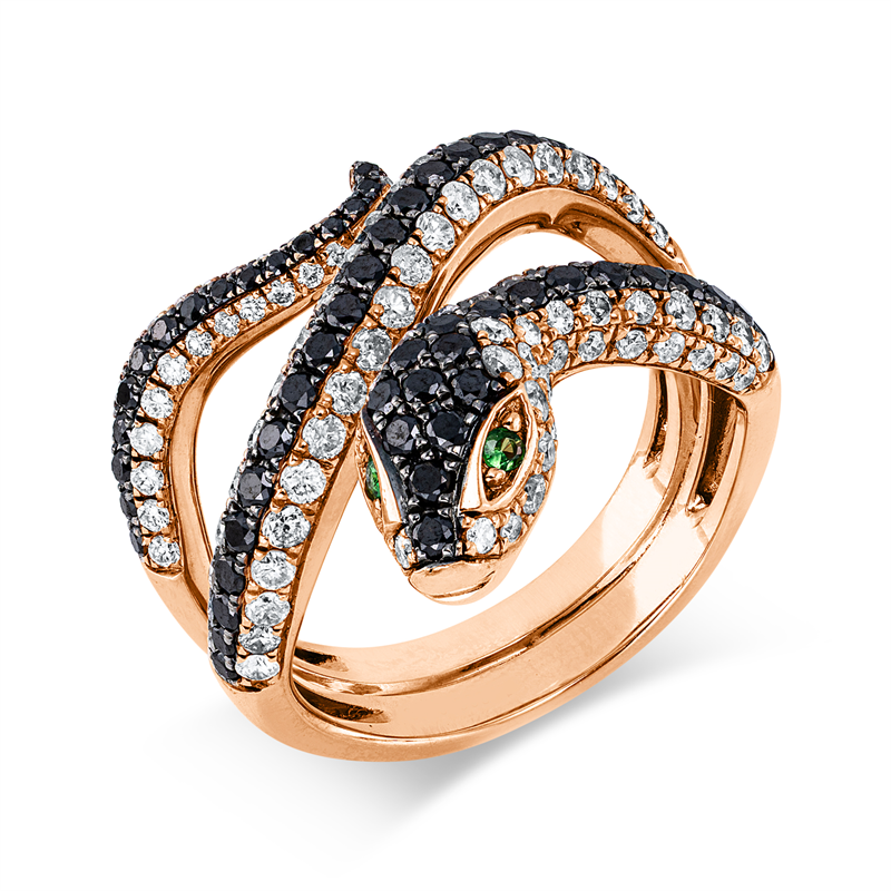 Tier Ring Rotgold 14kt 1,67ct