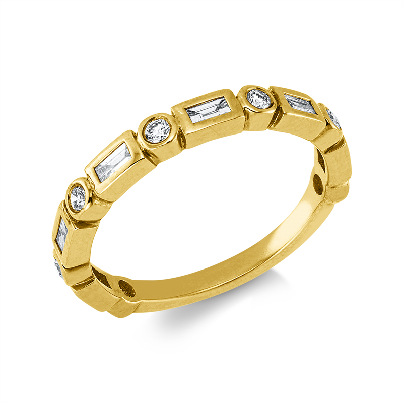 Modern Woman Ring Gelbgold 18kt 0,35ct