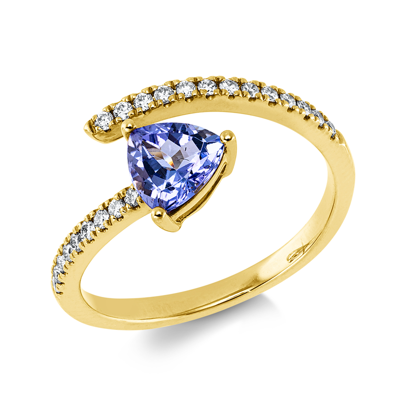 Farbstein Classic Ring Gelbgold 14kt 0,17ct