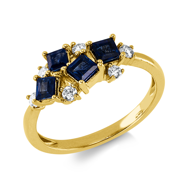 Farbstein Classic Ring Gelbgold 14kt 0,2ct