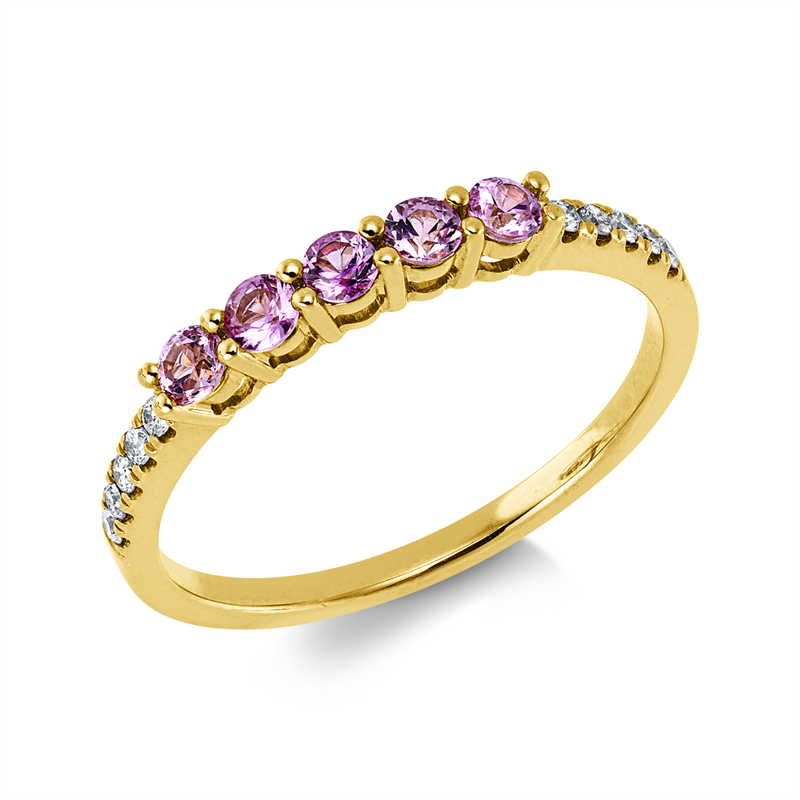 Farbstein Classic Ring Gelbgold 14kt 0,09ct