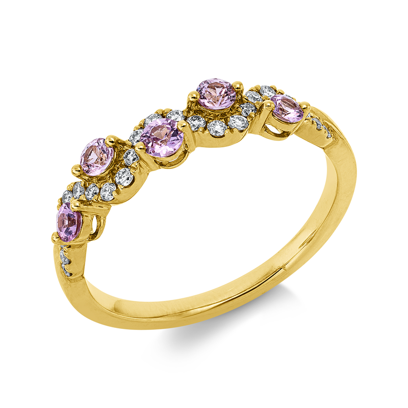 Farbstein Classic Ring Gelbgold 14kt 0,17ct