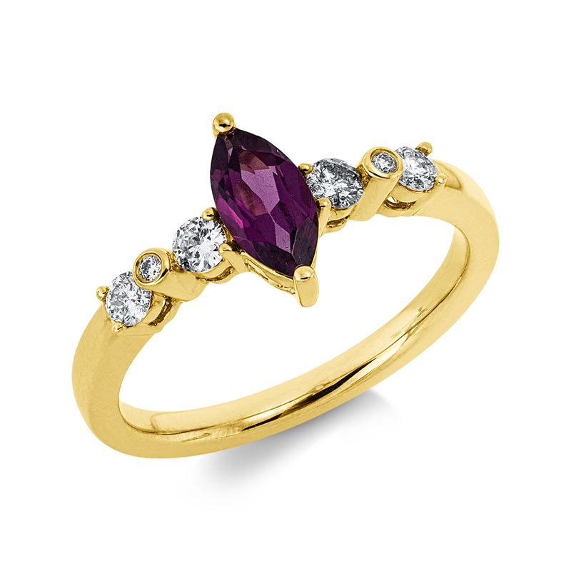 Farbstein Classic Ring Gelbgold 14kt 0,25ct