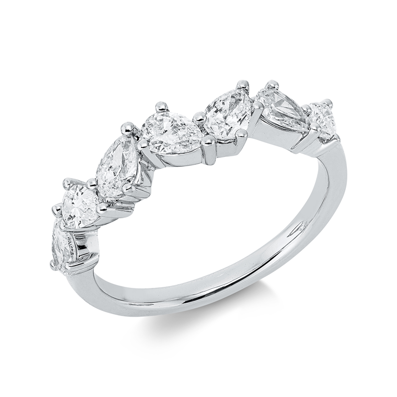 Modern Woman Ring Weißgold 18kt 1,15ct