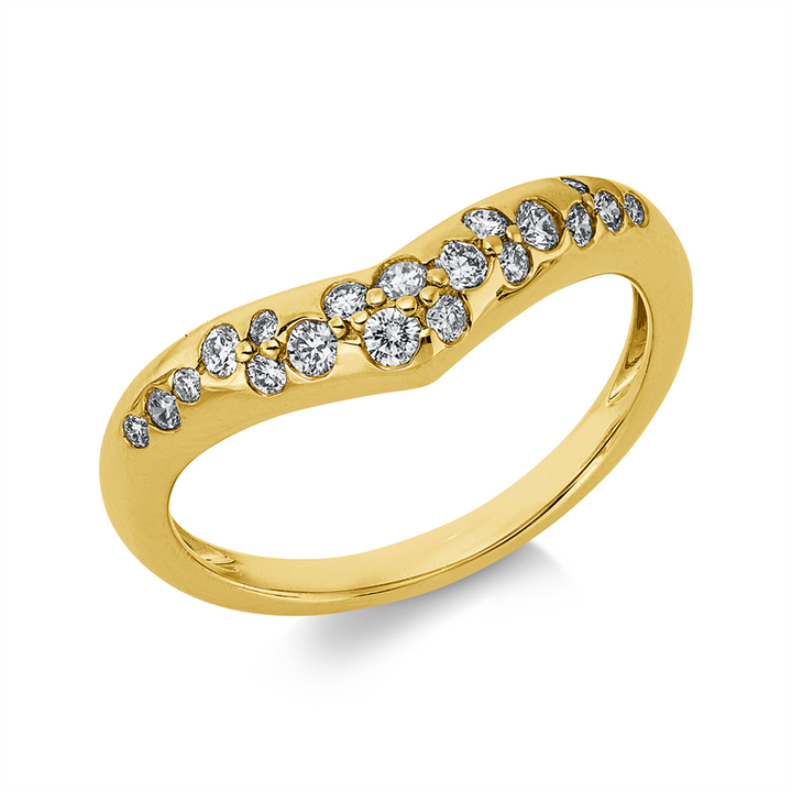 Modern Woman Ring Gelbgold 14kt Ref-1KM62
