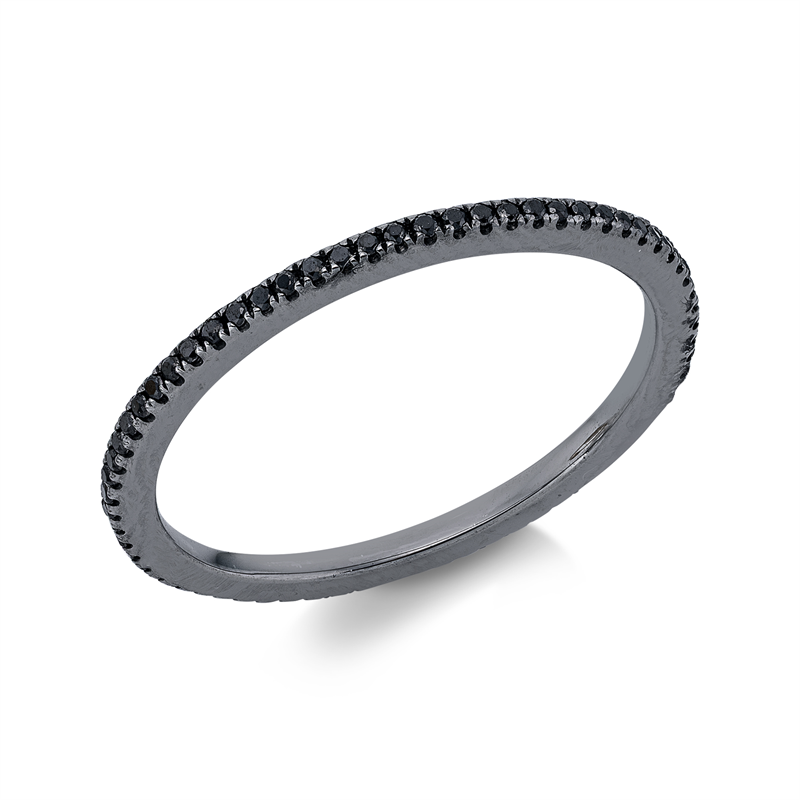 Farbiger Diamant Ring Weißgold 18kt 0,15ct