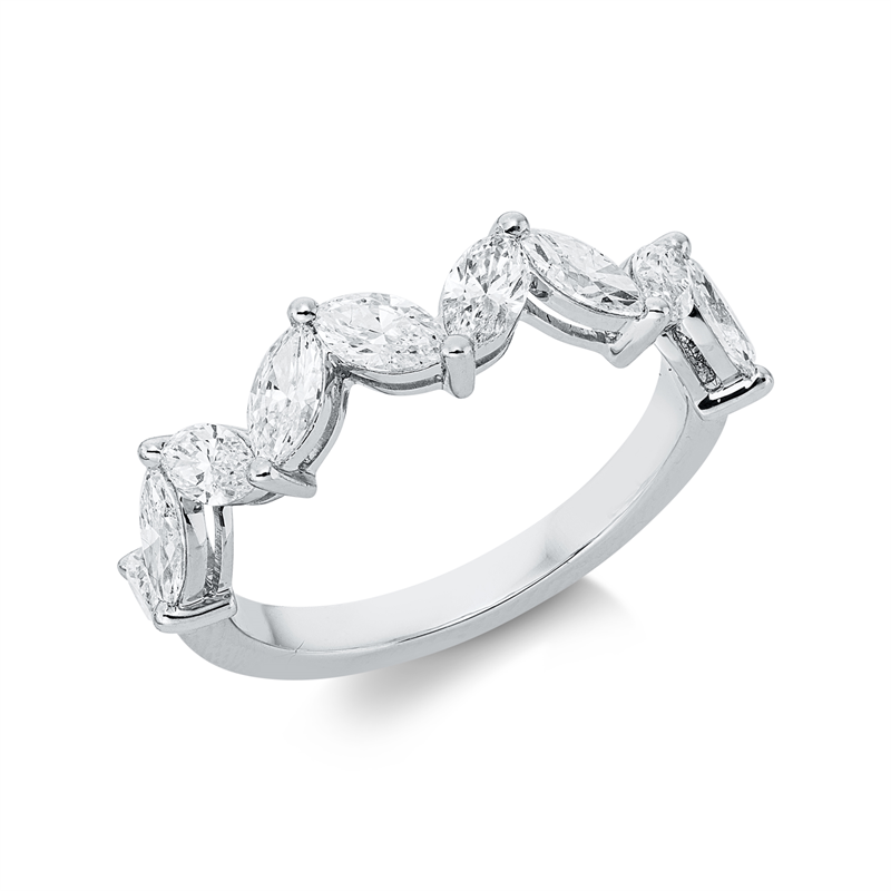 Modern Woman Ring Weißgold 18kt 1,23ct