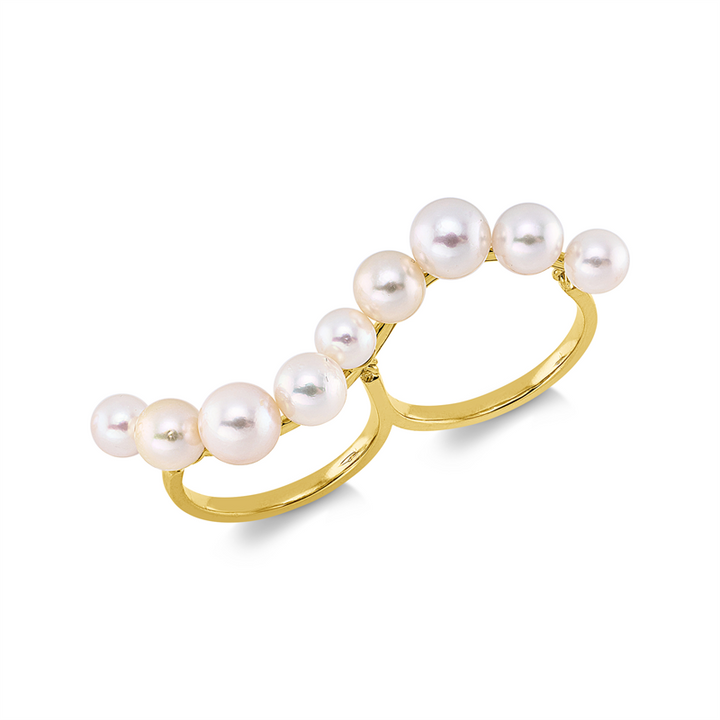 Perle Ring Gelbgold 18kt Ref-1KP44