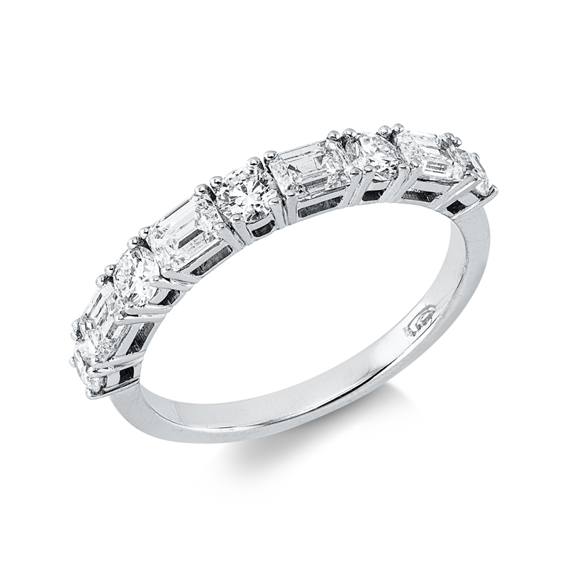 Baguette Ring Weißgold 18kt Ref-1KP55