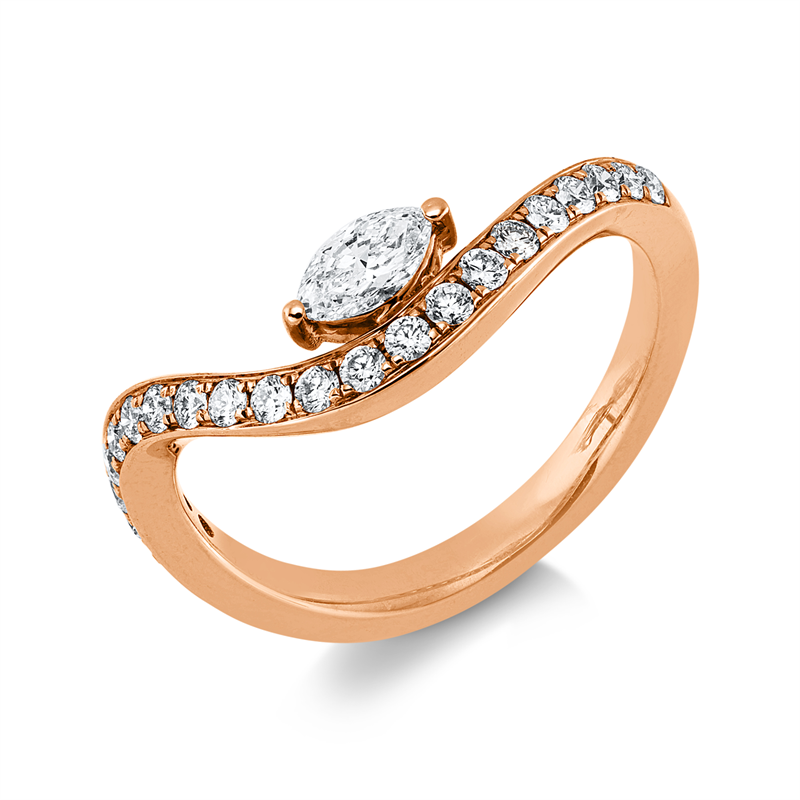 Modern Woman Ring Rotgold 18kt Ref-1KP78