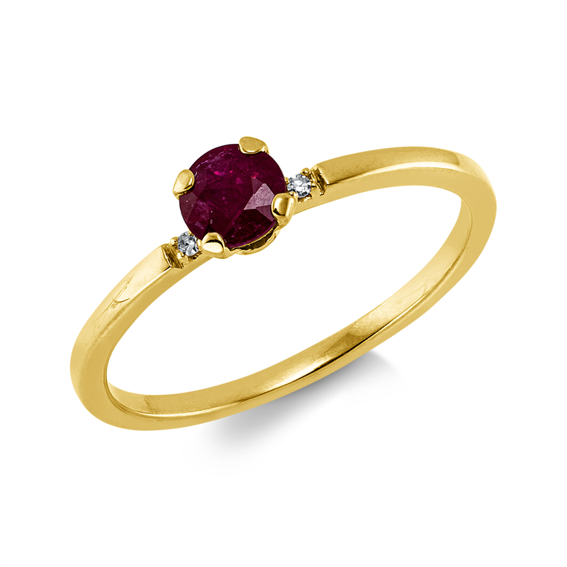 Farbstein Classic Ring Gelbgold 18kt 0,1ct