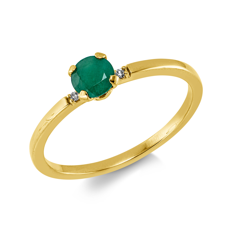 Farbstein Classic Ring Gelbgold 18kt 0,01ct