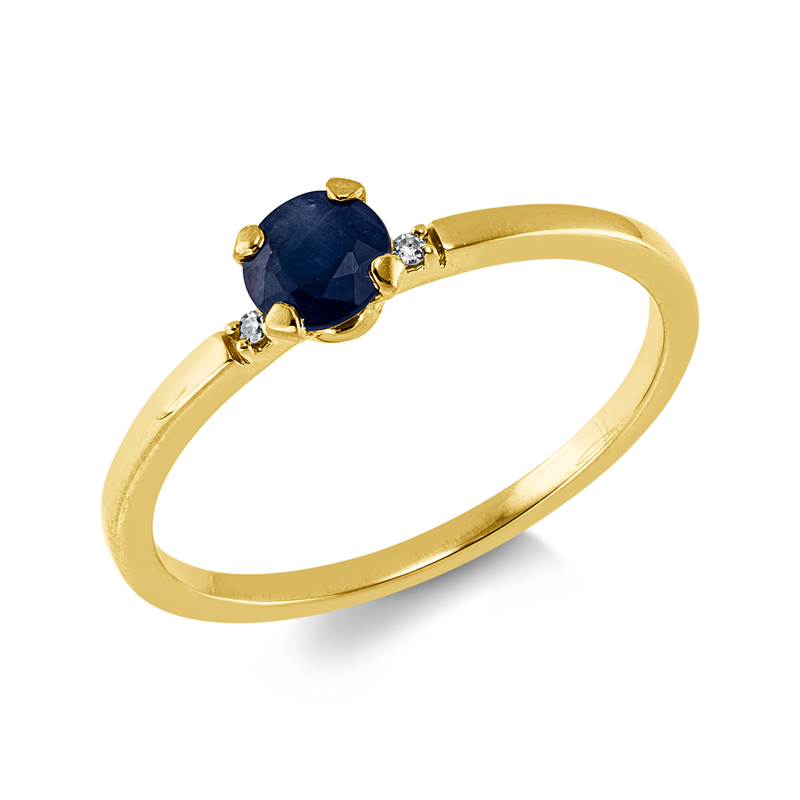 Farbstein Classic Ring Gelbgold 18kt 0,01ct